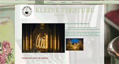 Desktop Screenshot of kleineteestube-sylt.de